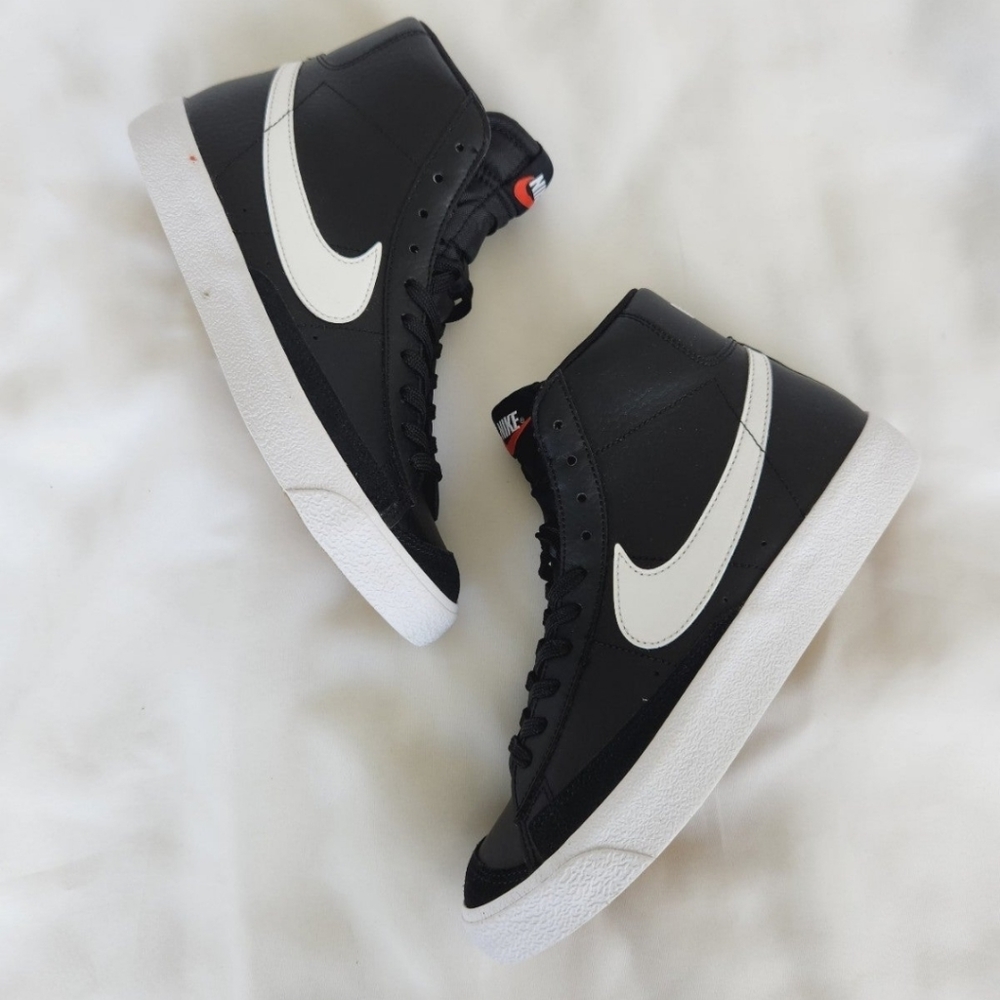 7Y | 8.5 WOMEN'S NIKE BLAZER BLACK WHITE DA4086-002 SNEAKERS SPORTSWEAR